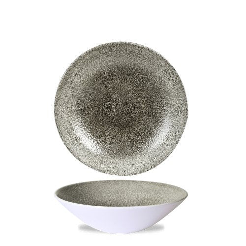 Churchill Super Vitrified Raku Quartz Black Schale 19cm für gastronomische Anwendungen