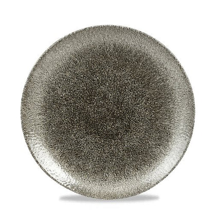 Churchill Raku Quartz Black Teller Flach 21,7cm für die Gastronomie