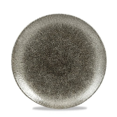 Churchill Raku Quartz Black Teller Flach 21,7cm für die Gastronomie
