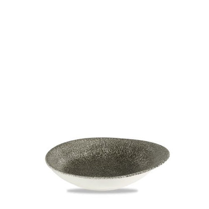 Churchill Super Vitrified Raku Quartz Black Teller für Gastronomie