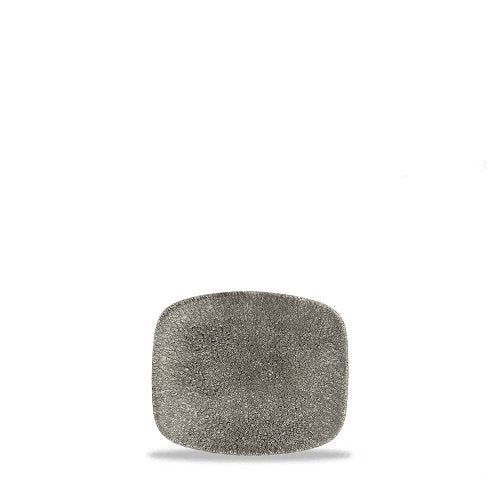 Churchill Super Vitrified Raku Quartz Black Chefs Platte für Gastronomie
