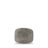 Churchill Super Vitrified Raku Quartz Black Chefs Platte 15.4 x 12.6cm