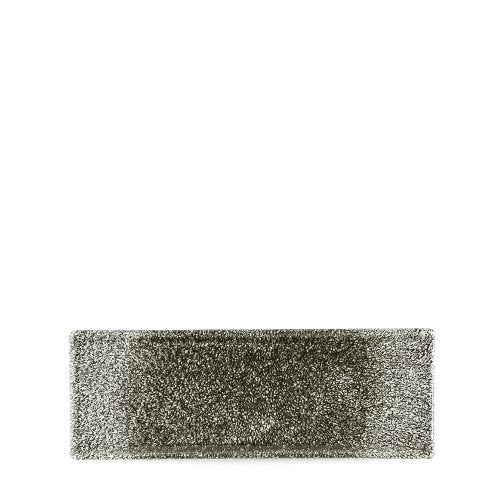 Churchill Raku Quartz Black Tablett mit Griff für Gastronomie