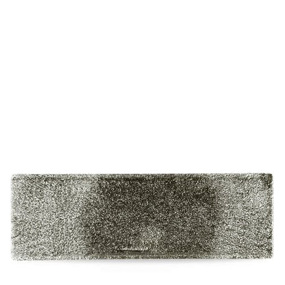 Churchill Super Vitrified Raku Quartz Black Tablett, rund, für Gastronomie