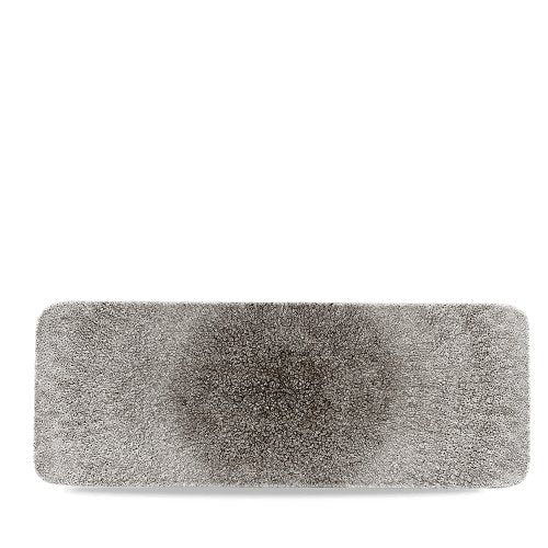 Churchill Super Vitrified Raku Quartz Black Tile Platte für Gastronomie