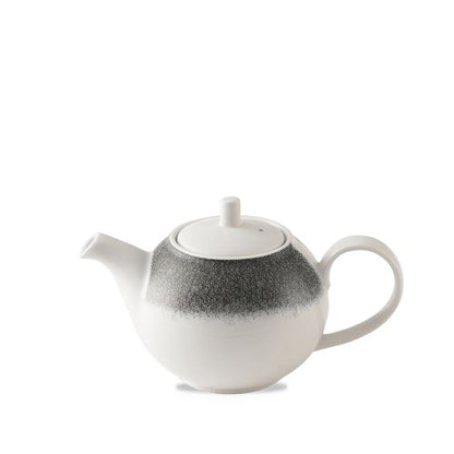 Churchill Raku Quartz Black Teekanne 42,6cl für Gastronomiebetriebe