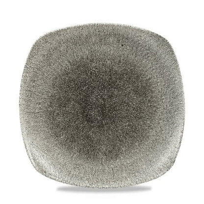 Churchill Super Vitrified Raku Quartz Black Platte für Gastronomie