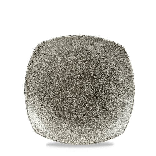 Churchill Super Vitrified Raku Quartz Black Platte 21,5cm für Gastronomie