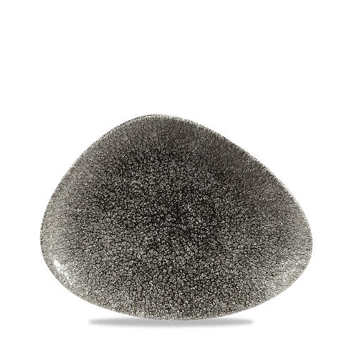 Churchill Raku Quartz Black Chefs Platte für kreative Speisenpräsentation