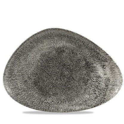 Churchill Super Vitrified Raku Quartz Black Chefs Platte für die Gastronomie