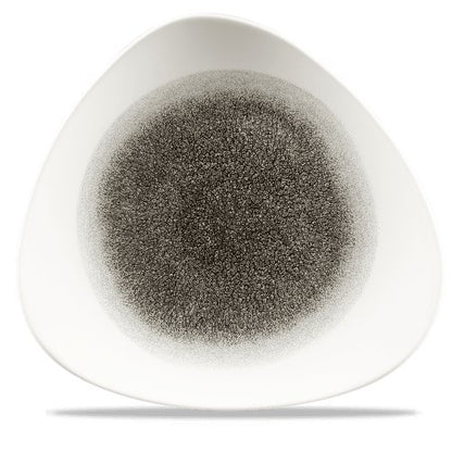 Churchill Super Vitrified Raku Quartz Black Teller, ideal für Gastronomie und tägliche Nutzung.