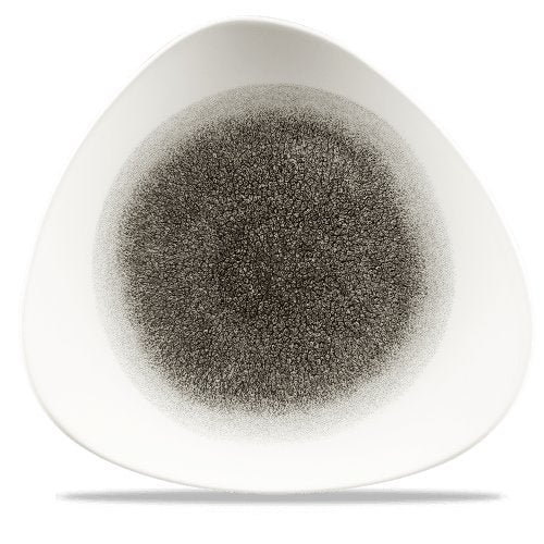 Churchill Super Vitrified Raku Quartz Black Teller, ideal für Gastronomie und tägliche Nutzung.