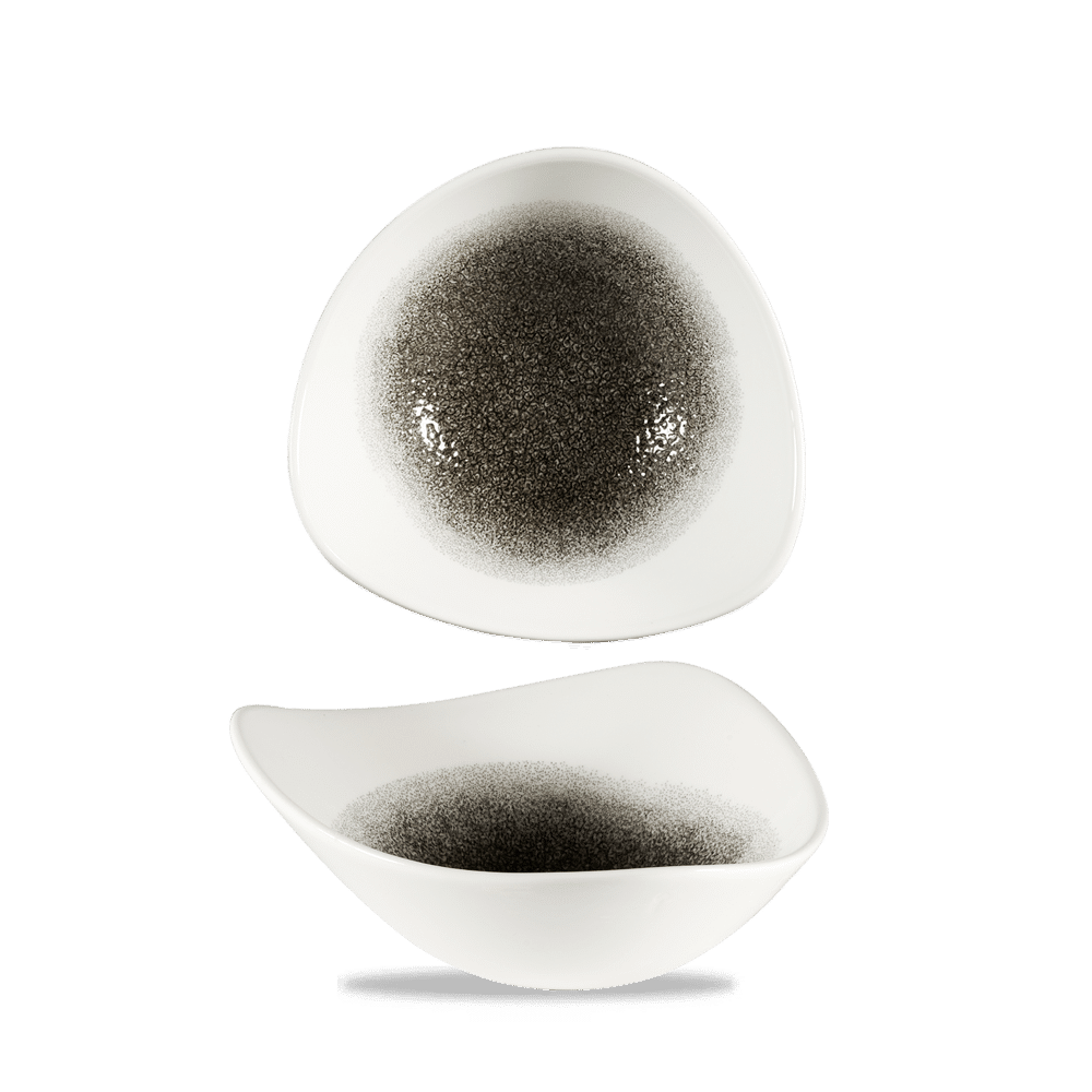 Churchill Raku Quartz Black Schale 18,5cm für Gastronomie