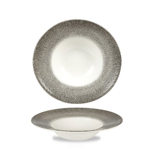 Churchill Super Vitrified Raku Quartz Black Teller 24cm für Gastronomie