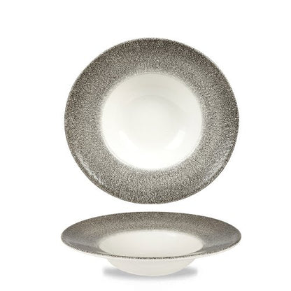 Churchill Super Vitrified Raku Quartz Black Teller 24cm für Gastronomie