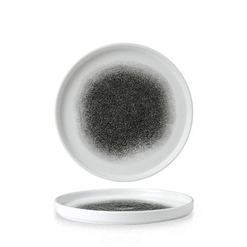Churchill Raku Quartz Black Teller 21cm für Gastronomie und Catering