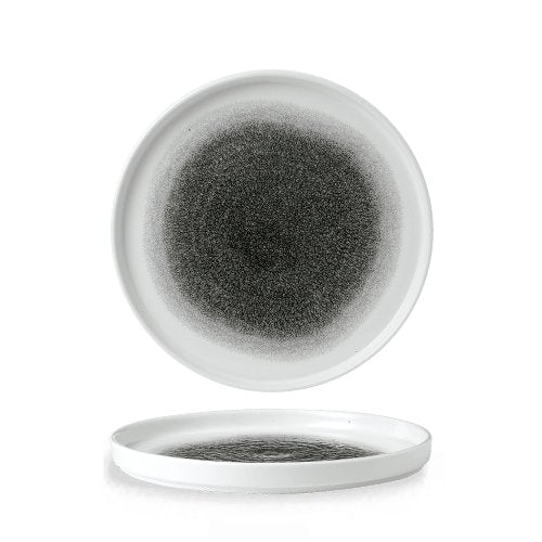 Churchill Super Vitrified Raku Quartz Black Teller 26cm für gastronomische Nutzung