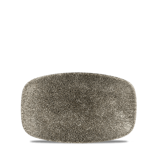 Churchill Super Vitrified Raku Quartz Black Chefs Platte für Gastronomie