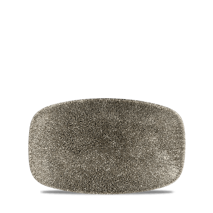 Churchill Super Vitrified Raku Quartz Black Chefs Platte für Gastronomie