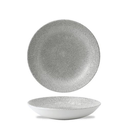Churchill Super Vitrified Raku Jasper Grey Teller Tief 18,2 cm für Gastronomie