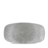 Churchill Super Vitrified Raku Jasper Grey Chefs Platte 29.8x15.3cm