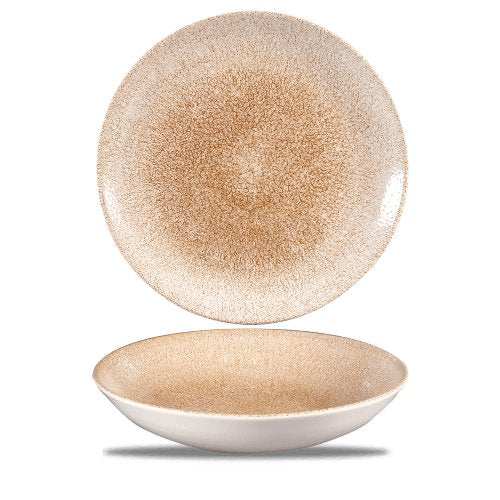 Churchill Super Vitrified Raku Garnet Orange Teller Tief für Gastronomie