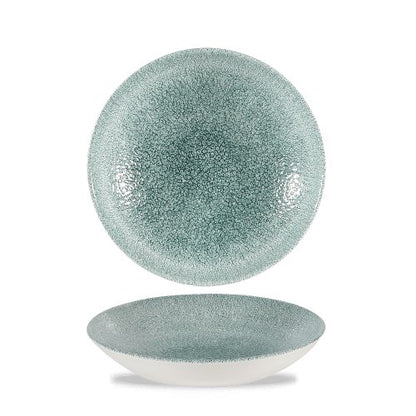 Churchill Raku Jade Green Teller Tief 18,2cm für Gastronomie