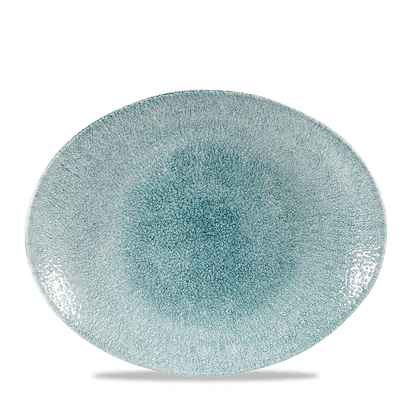 Churchill Raku Jade Green Platte Oval für Gastronomie und professionelle Küche