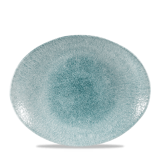 Churchill Raku Jade Green Platte Oval für Gastronomie und professionelle Küche