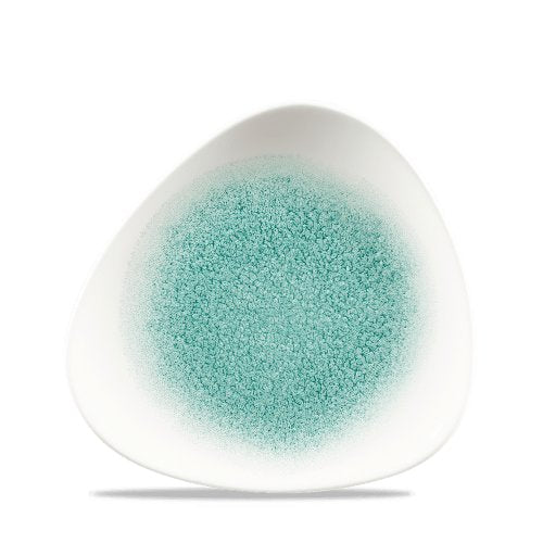 Churchill Raku Jade Green Teller, dreieckig, 19,2 cm, für Gastronomie