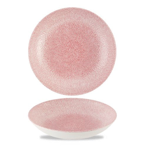 Churchill Super Vitrified Raku Pink Quartz Teller Tief 24,8cm für Gastronomie