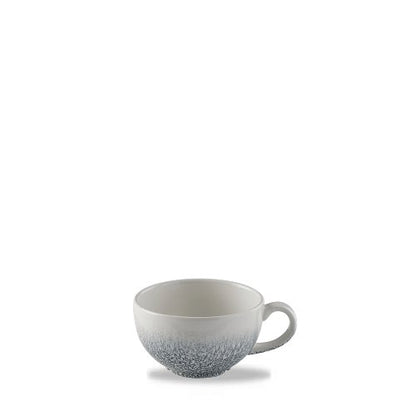 Churchill Super Vitrified Raku Topaz Blue Cappuccino Tasse für Gastronomie