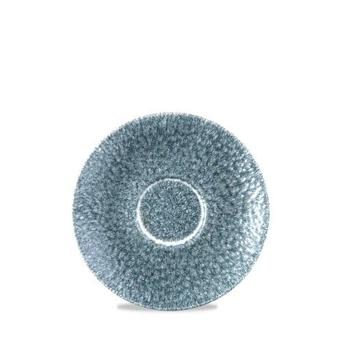 Churchill Raku Topaz Blue Cappuccino Untertasse 15,6cm für Gastronomie