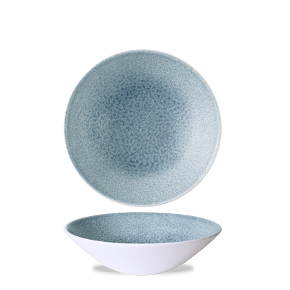 Churchill Raku Topaz Blue Schale, 19cm, für Gastronomie und Catering