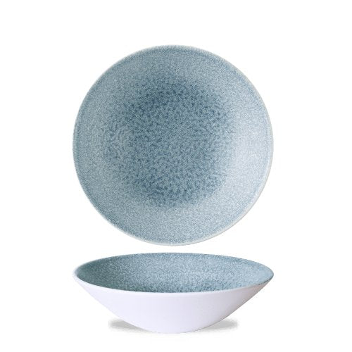 Churchill Super Vitrified Raku Topaz Blue Schale 22cm für Gastronomie und Catering