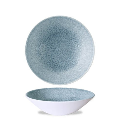 Churchill Super Vitrified Raku Topaz Blue Schale 22cm für Gastronomie und Catering