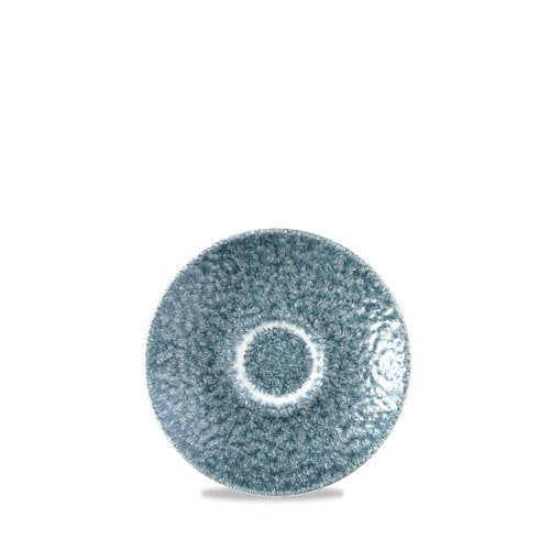Churchill Super Vitrified Raku Topaz Blue Espresso Untertasse für Gastronomie