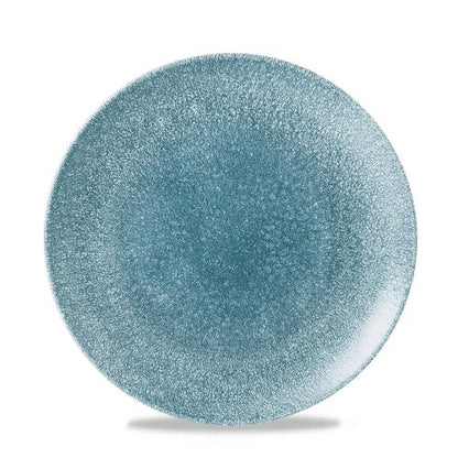 Churchill Raku Topaz Blue Flachteller für Gastronomie, 21,7cm