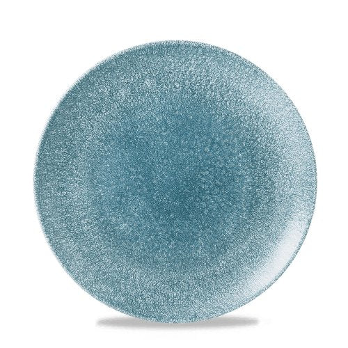 Churchill Raku Topaz Blue Flachteller für Gastronomie, 21,7cm