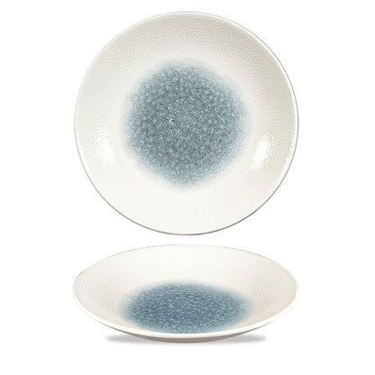 Churchill Isla Raku Topaz Blau Teller Tief 27cm für Gastronomie