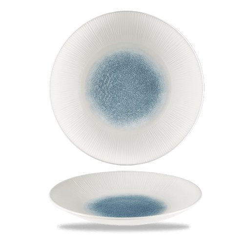 Churchill Super Vitrified Bamboo Raku Topaz Blau Teller Tief 27cm für Gastronomie