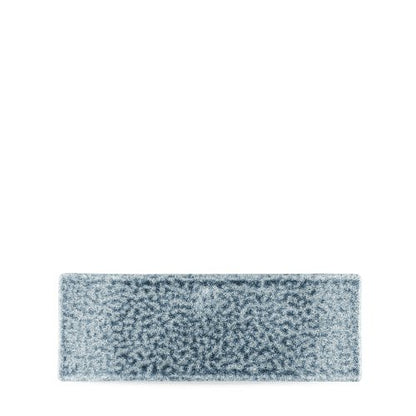 Churchill Super Vitrified Raku Topaz Blue Tablett, rund, ergonomischer Griff, für Gastronomie