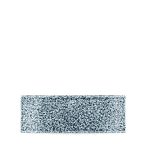 Churchill Super Vitrified Raku Topaz Blue Tablett, rund, ergonomischer Griff, für Gastronomie