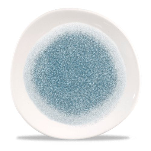 Churchill Raku Topaz Blue Teller, 28,6 cm, für gastronomische Nutzung