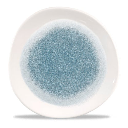 Churchill Raku Topaz Blue Teller, 28,6 cm, für gastronomische Nutzung