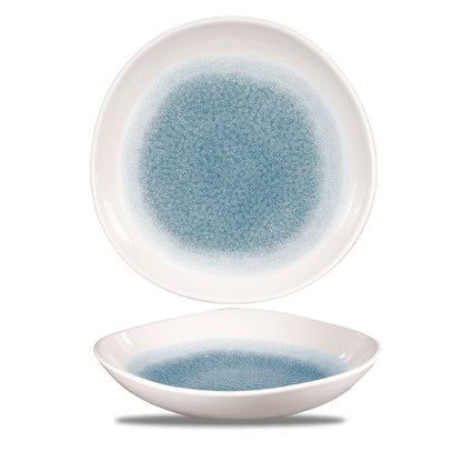 Churchill Super Vitrified Raku Topaz Blue Teller Tief 26,4cm für Gastronomie