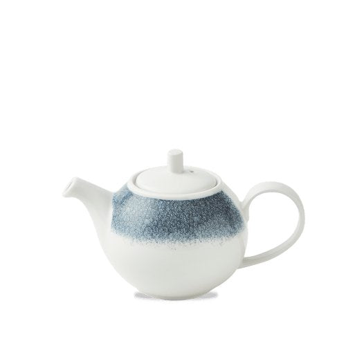 Churchill Super Vitrified Raku Topaz Blue Teekanne 42,6cl für Gastronomie