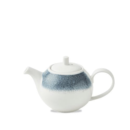 Churchill Super Vitrified Raku Topaz Blue Teekanne 42,6cl für Gastronomie