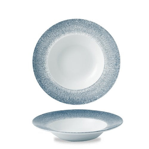 Churchill Raku Topaz Blue Teller Tief 24cm für Gastronomie und professionelle Nutzung