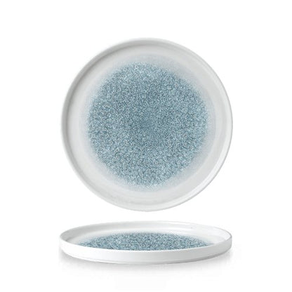 Churchill Raku Topaz Blue Teller rund 26cm für Gastronomie